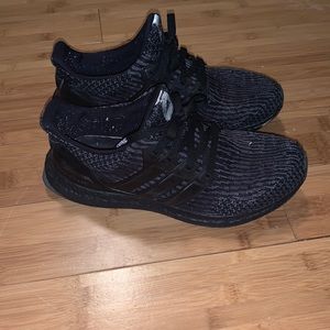 Adidas all black ultra boost